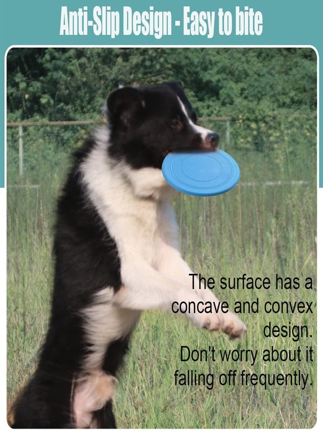 coldchill 7 Inch Dog Flying Disc, Puppy Flyer Toy React Faster Training Interactive Toys for Small Medium Dog, Lightweight Durable and Water Resistant Floating Saucer (Green+Yellow) - Image 5